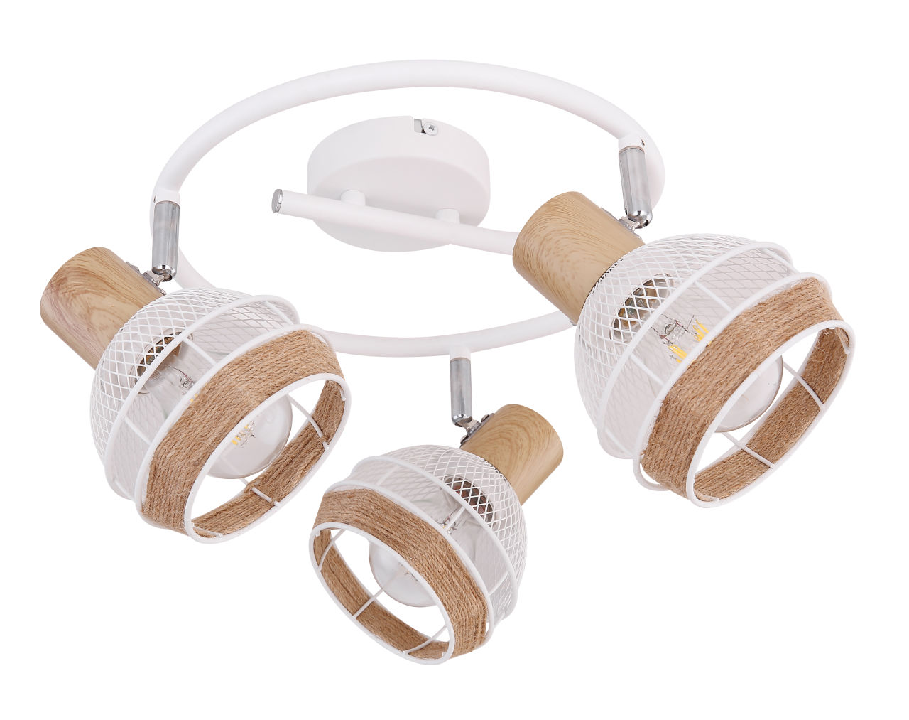 Globo Lighting - WIDY - Strahler Metall weiß, 3x E27