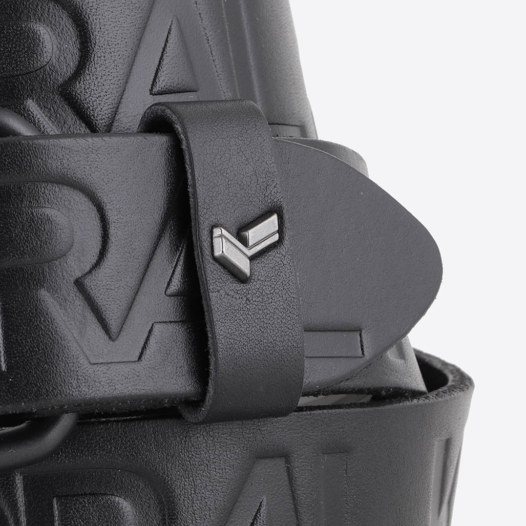 TAJI   Ceinture en cuir noir Homme