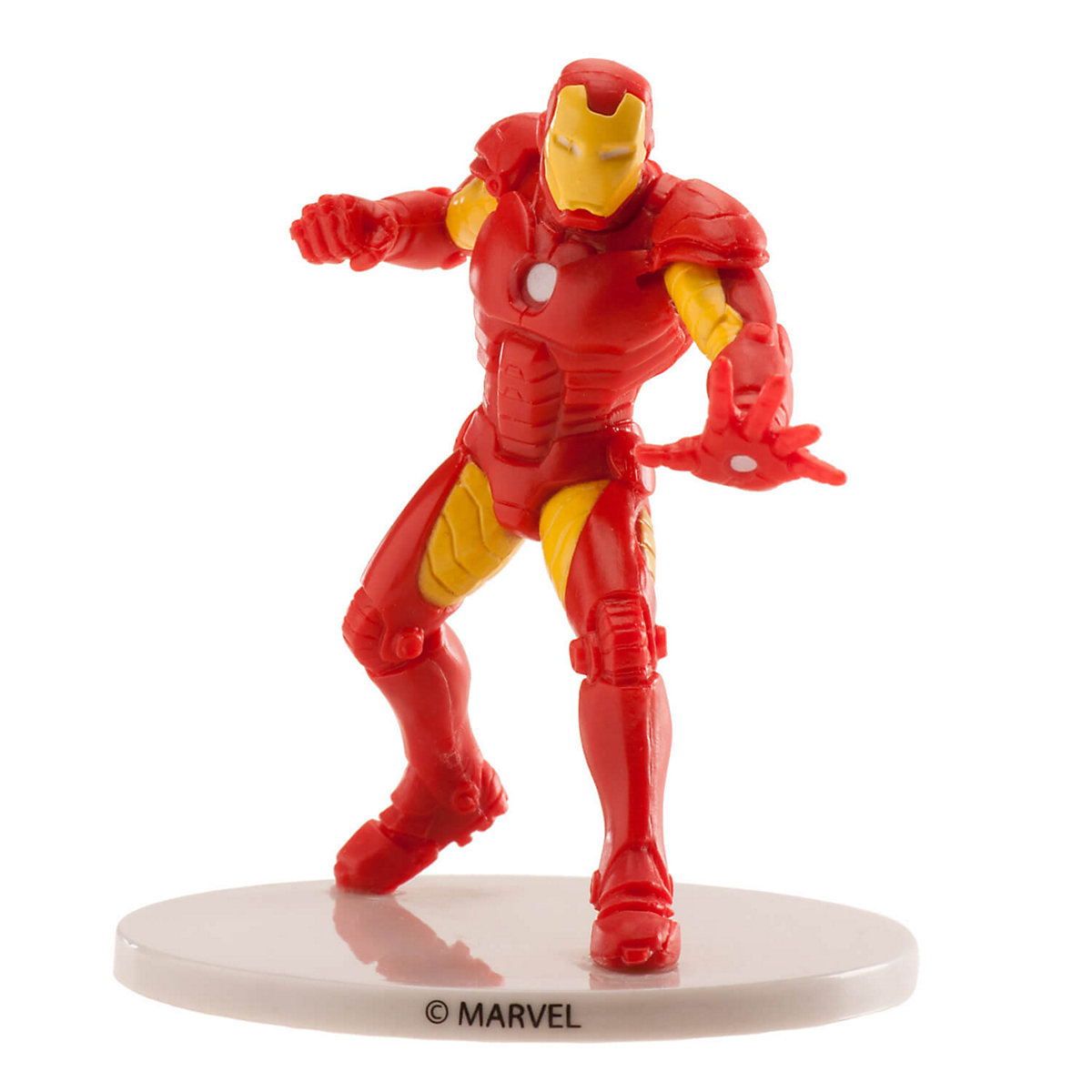 Tortendeko Figur Iron Man von den Avengers, 8,5cm, Tortenfigur Geburtstag
