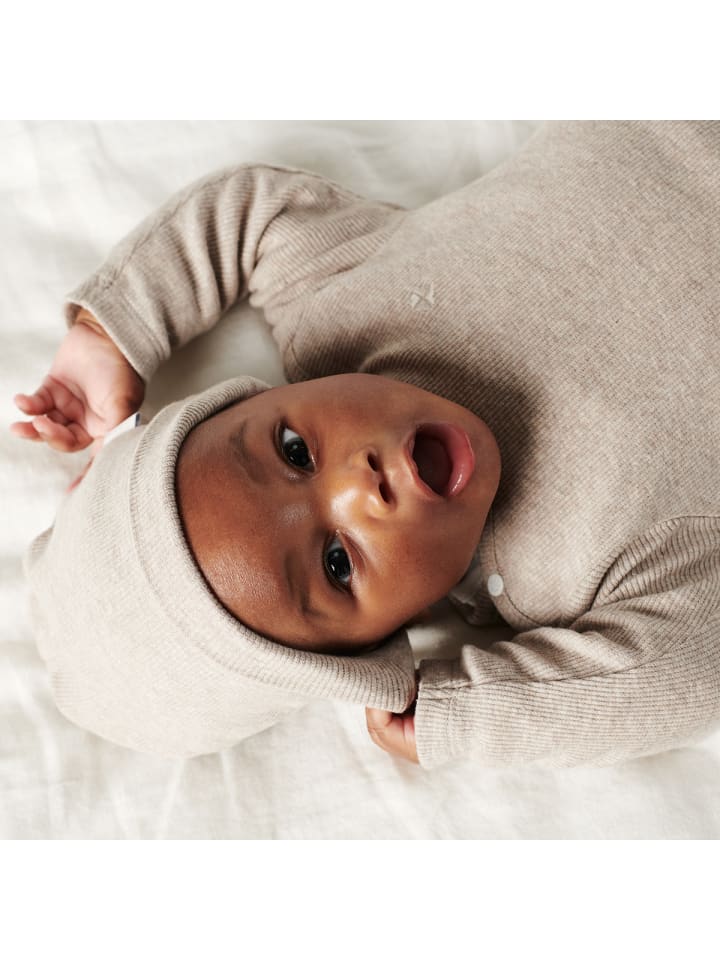 Noppies Langarmshirt Natal in Taupe Melange günstig kaufen