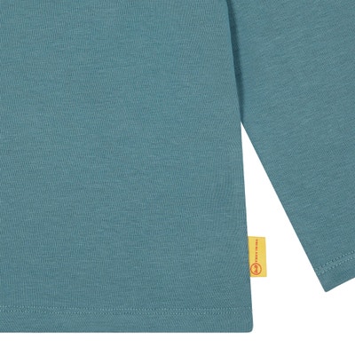 T-Shirt langarm, mittelblau für Jungs