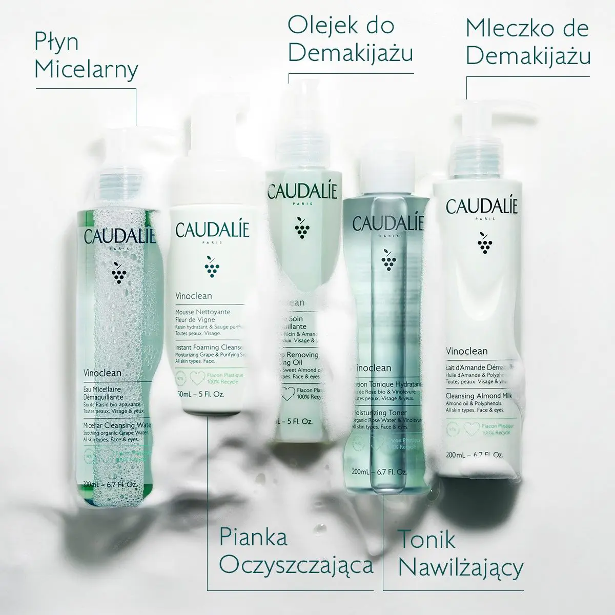 Caudalie Vinoclean ulje za skidanje šminke, 75 ml