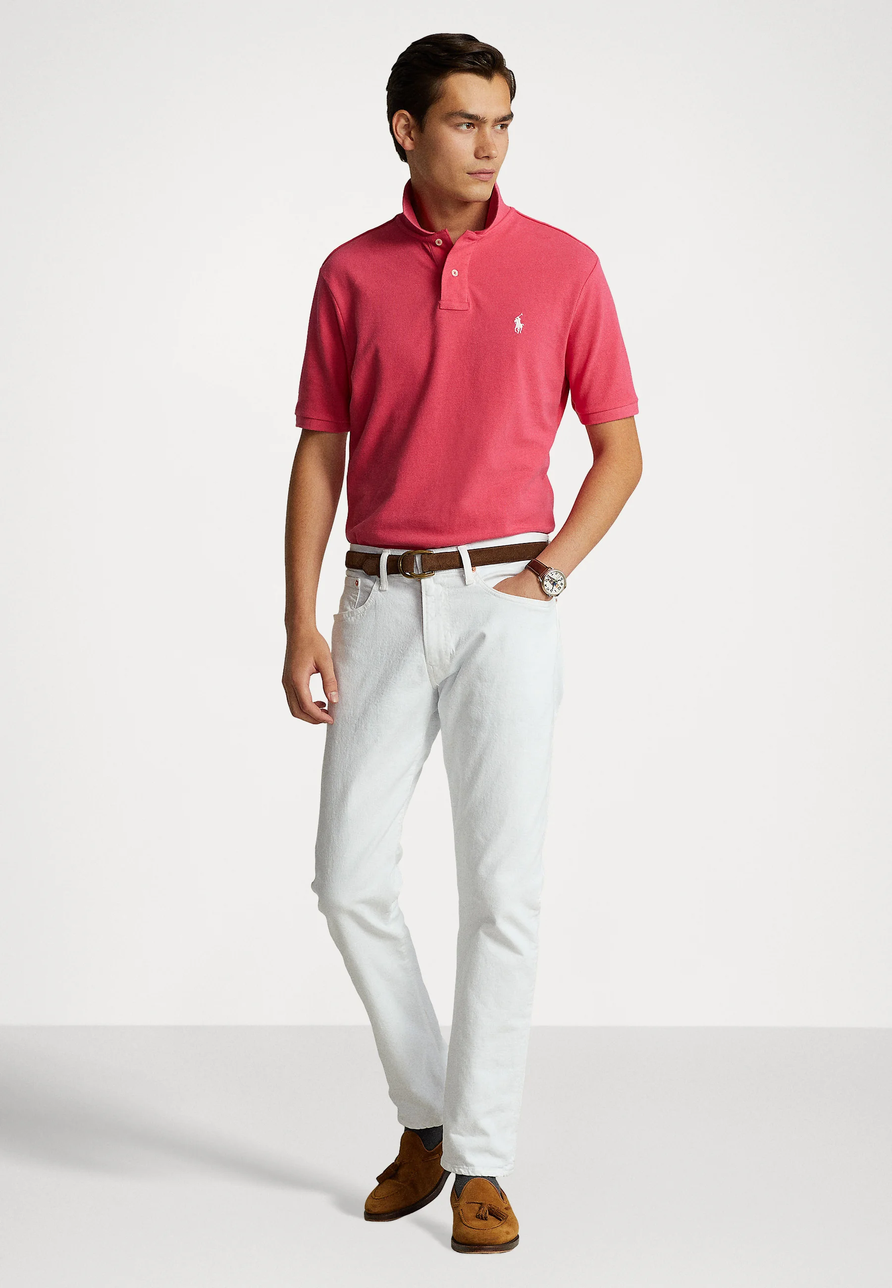 Polo Ralph Lauren Camisa polo de malla ajustada personalizada - Polo