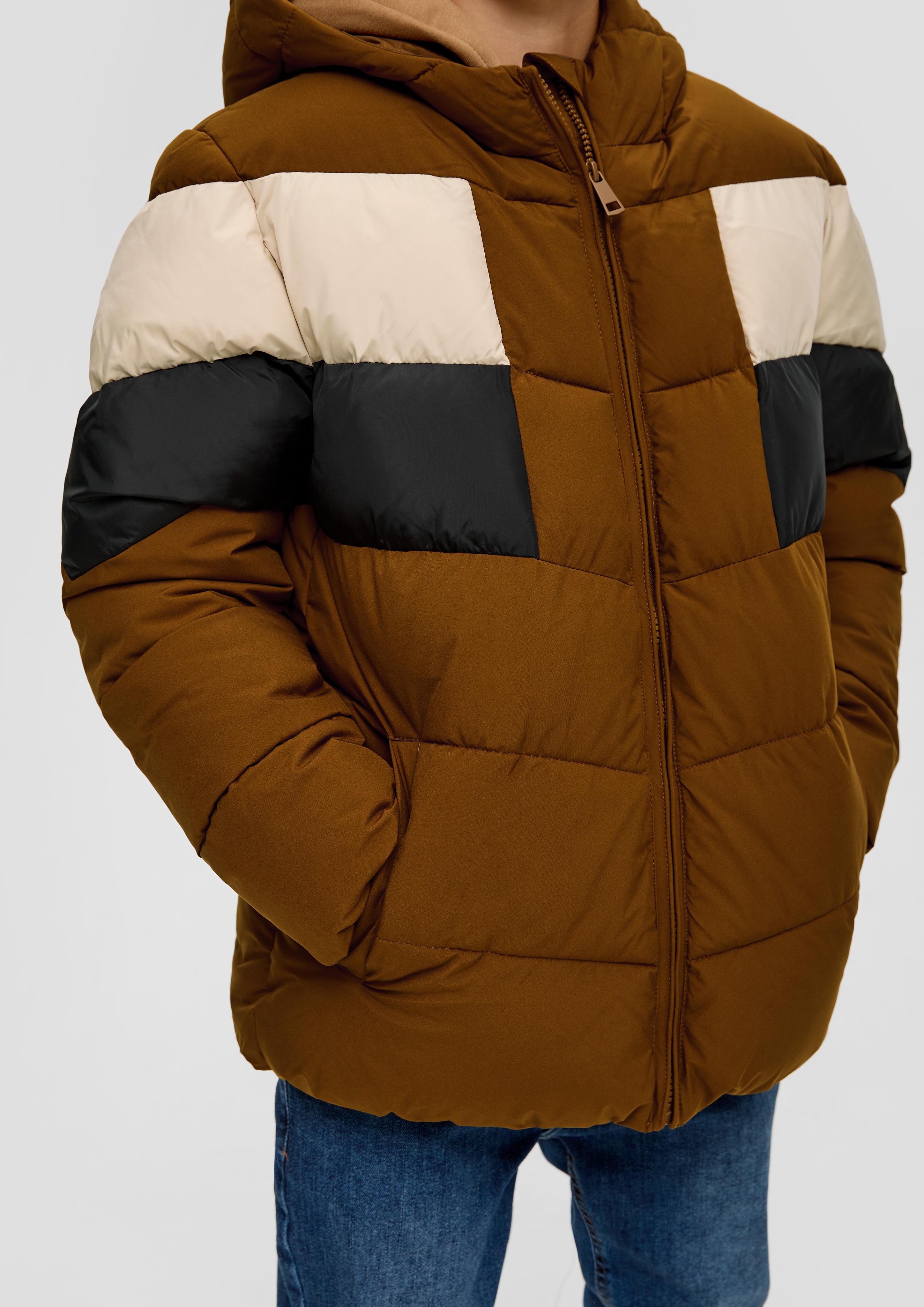 Steppjacke in Colour-Blocking-Optik  2132200-8743