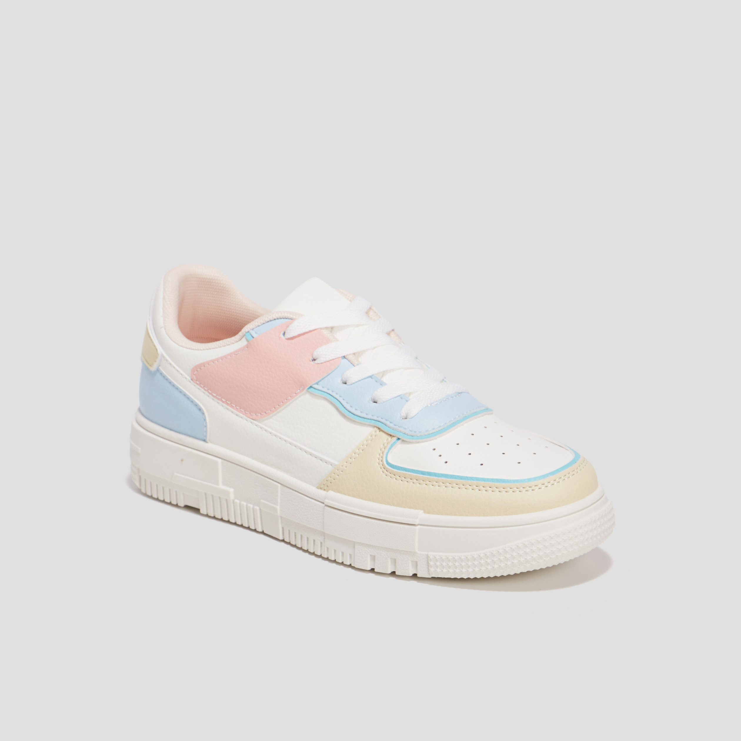 Tennis à lacets Creeks multicolore femme | La Halle