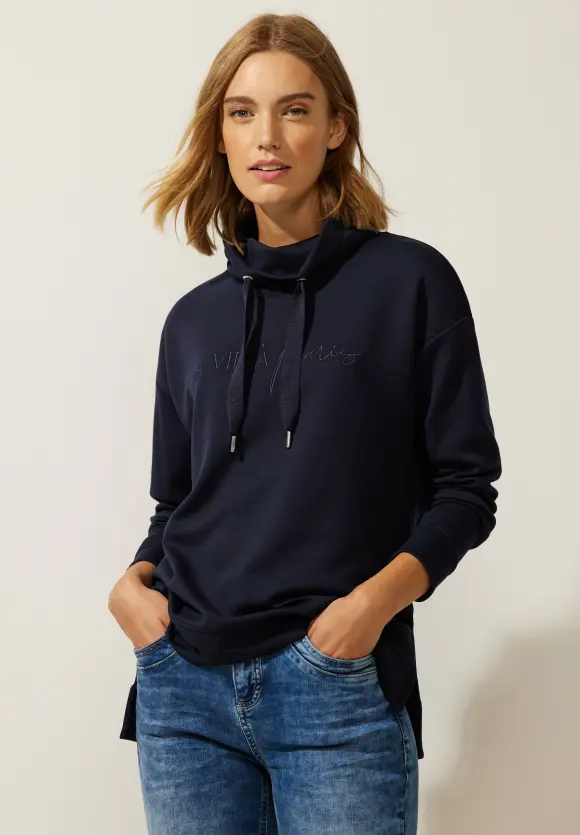 Street One Sweatpullover mit Stehkragen