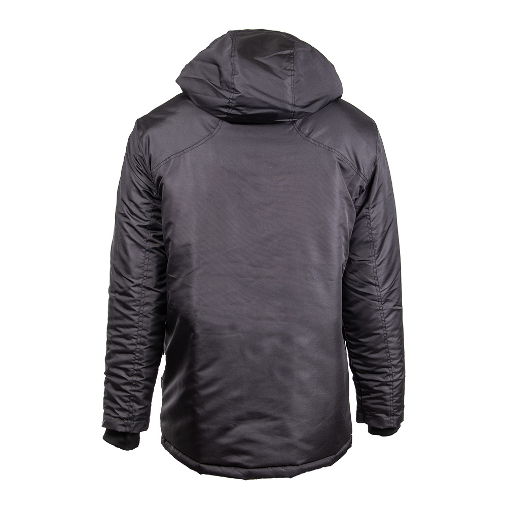 Winterjacke PARKA PVC Logo Ton in Ton
