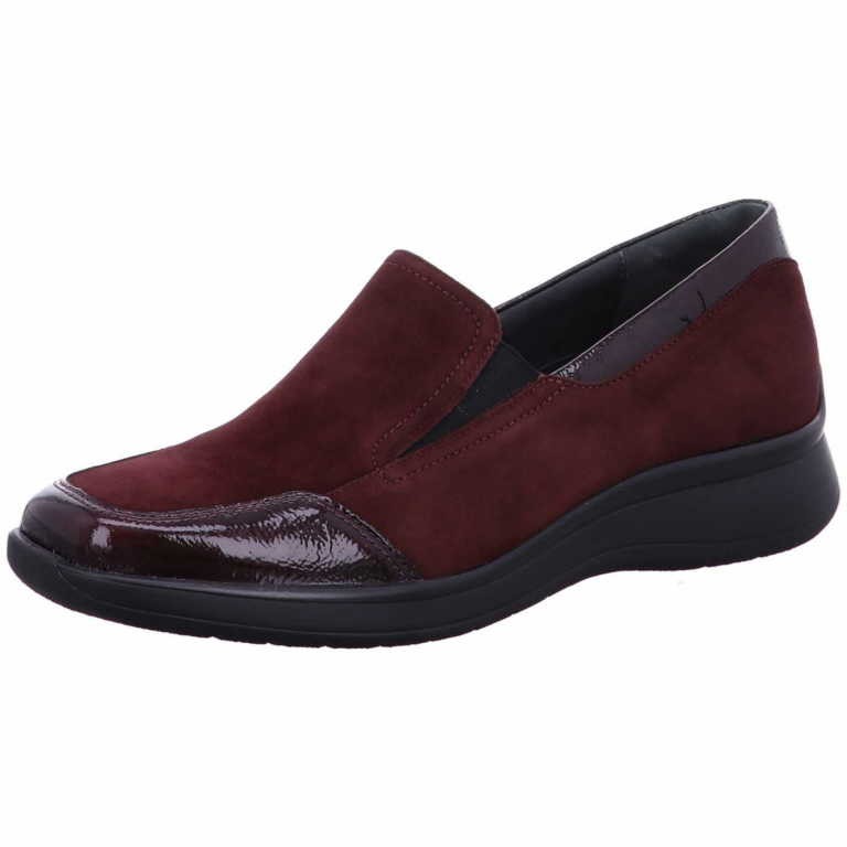 SEMLER Komfort Slipper rot K-LACK/SAMT-CHEV.