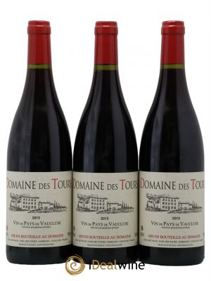IGP Vaucluse (Vin de Pays de Vaucluse) Domaine des Tours Emmanuel Reynaud  2015 - Lot de 3 Bouteilles
