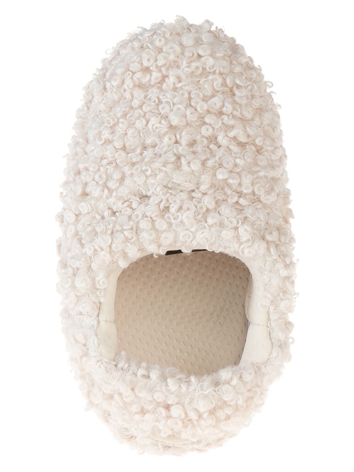 Moon Boot Hausschuhe in Creme günstig kaufen