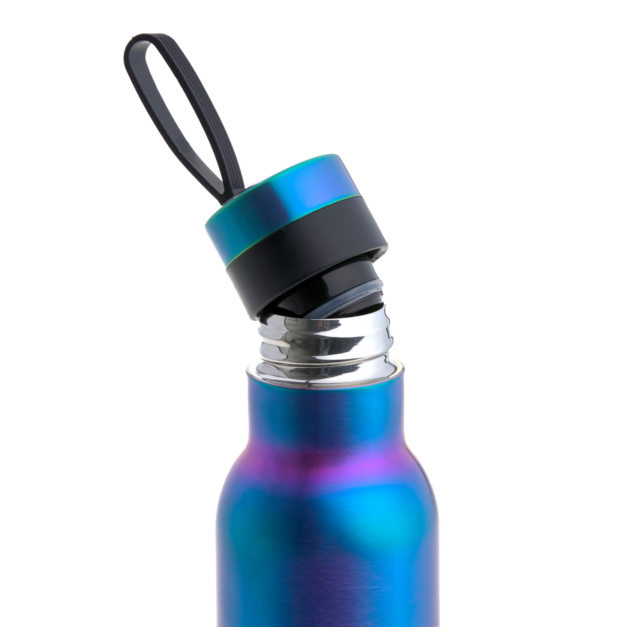 Edelstahl Kinder Trinkflasche Doppelwandig - BOLD, Blau Violett