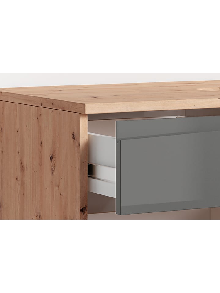 byLiving Waschtisch Shape in Grau - (B) 80 x (H) 33 x (T) 47 cm günstig kaufen onesize