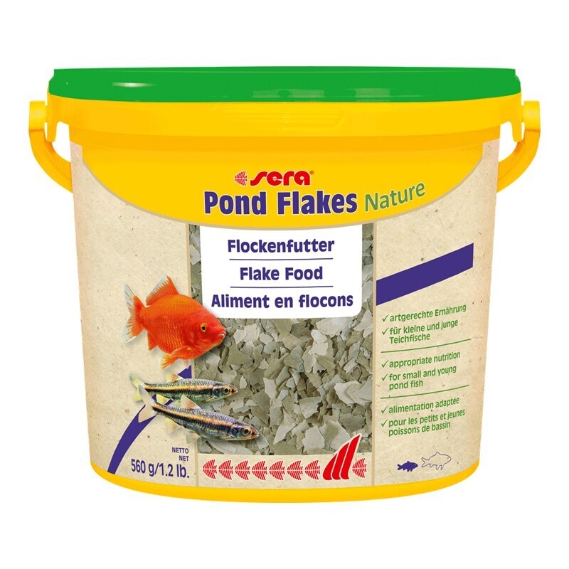 Sera Hauptfutter Sera Pond Flakes Nature 3,8l