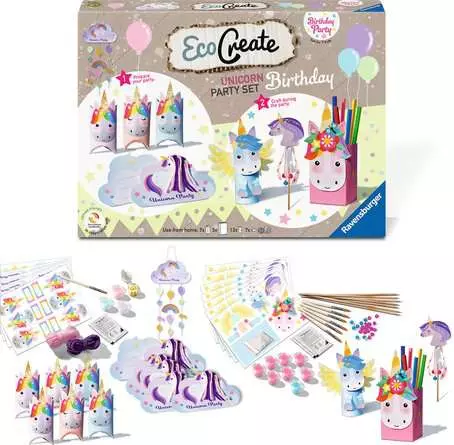 Geburtstags-Box: Einhorn​ - Bastelset für Kinder ab 6 Jahren