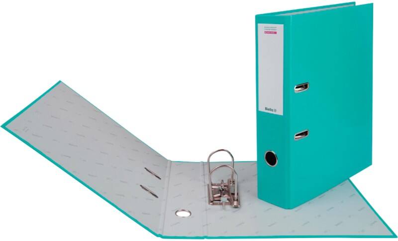 Biella Dinocolor Ordner DIN A4 70 mm Türkis 2 Ringe 10341708U Pappkarton, PP (Polypropylen) Hochformat