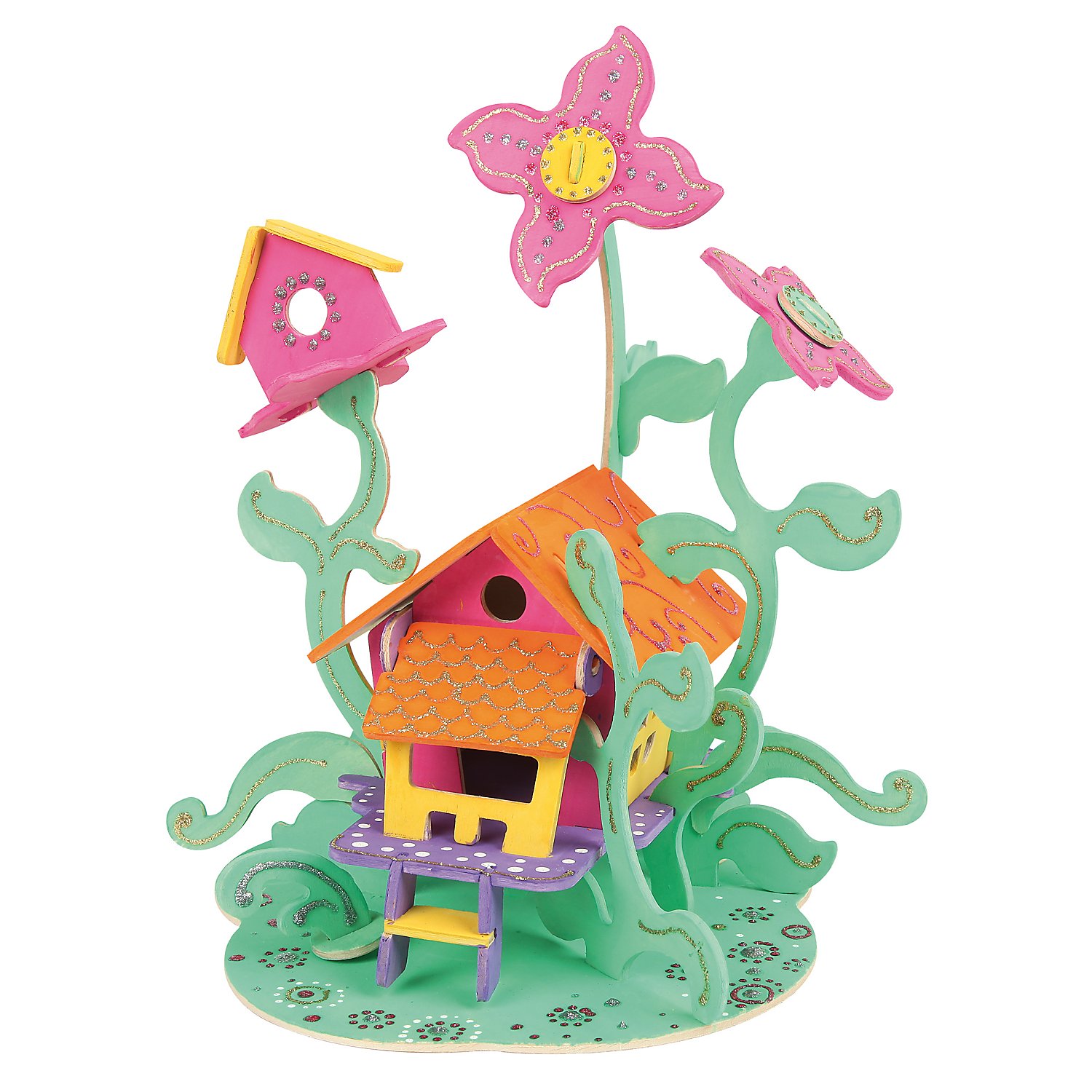 Holzbausatz Feenhaus, 21 x 23 cm