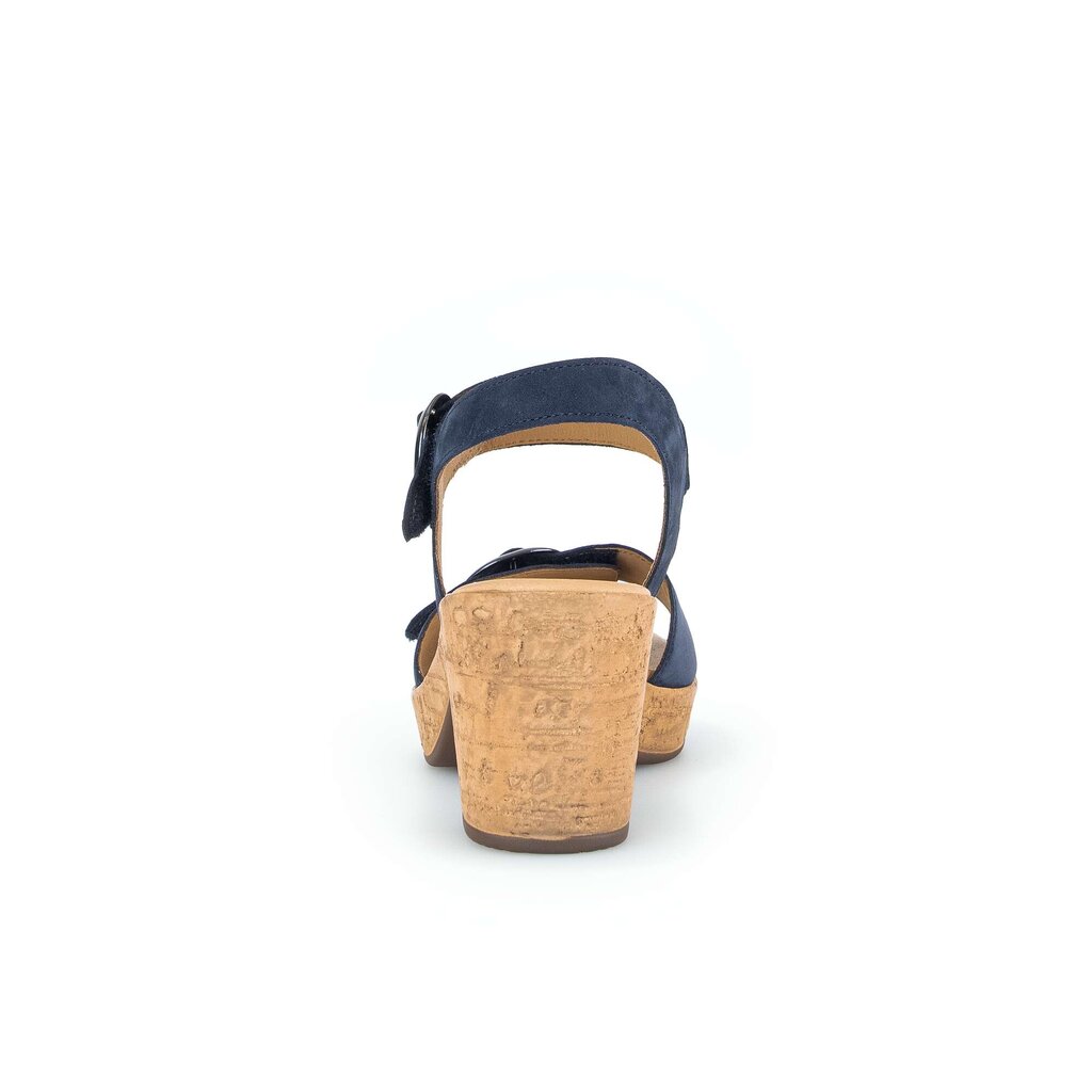 Gabor fashion Plateau Sandale blau