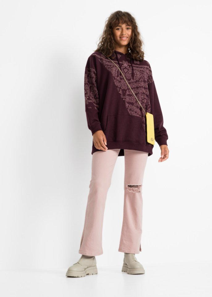 Kapuzensweatshirt mit Druck