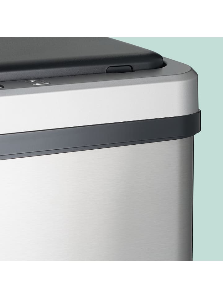 relaxdays Mülleimer mit Sensor in Silber - 40 Liter günstig kaufen onesize