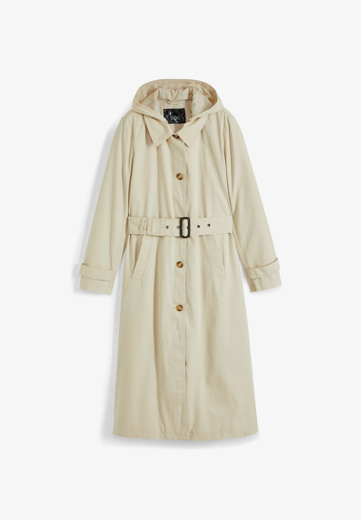 bonprix IN-OPTIK MIT ABNEHMBARER KAPUZE - Gabardina