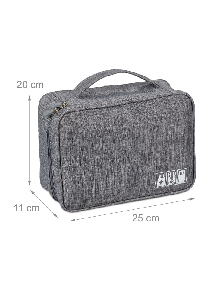 relaxdays Kabeltasche Organizer günstig kaufen onesize