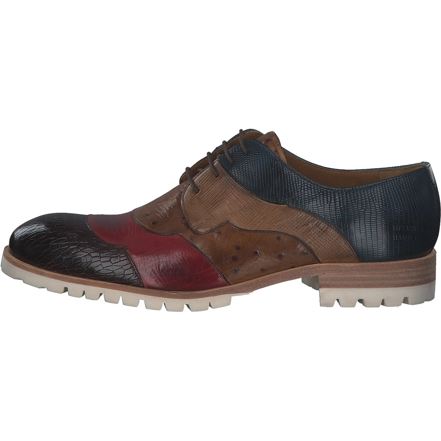 Melvin&Hamilton Patrick 27, Klassische Halbschuhe, Herren, Crock mid brown Guanna burnd