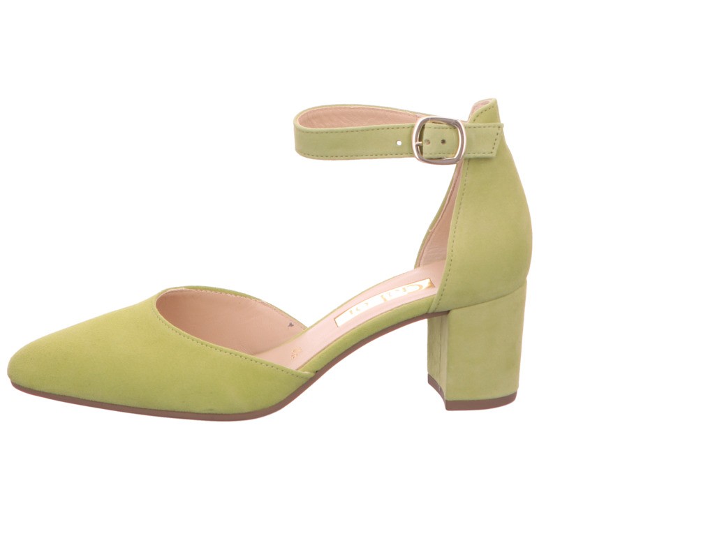 GABOR Ballerinas grün Gabor Fashion Spangenpumps 41.340.11 grü