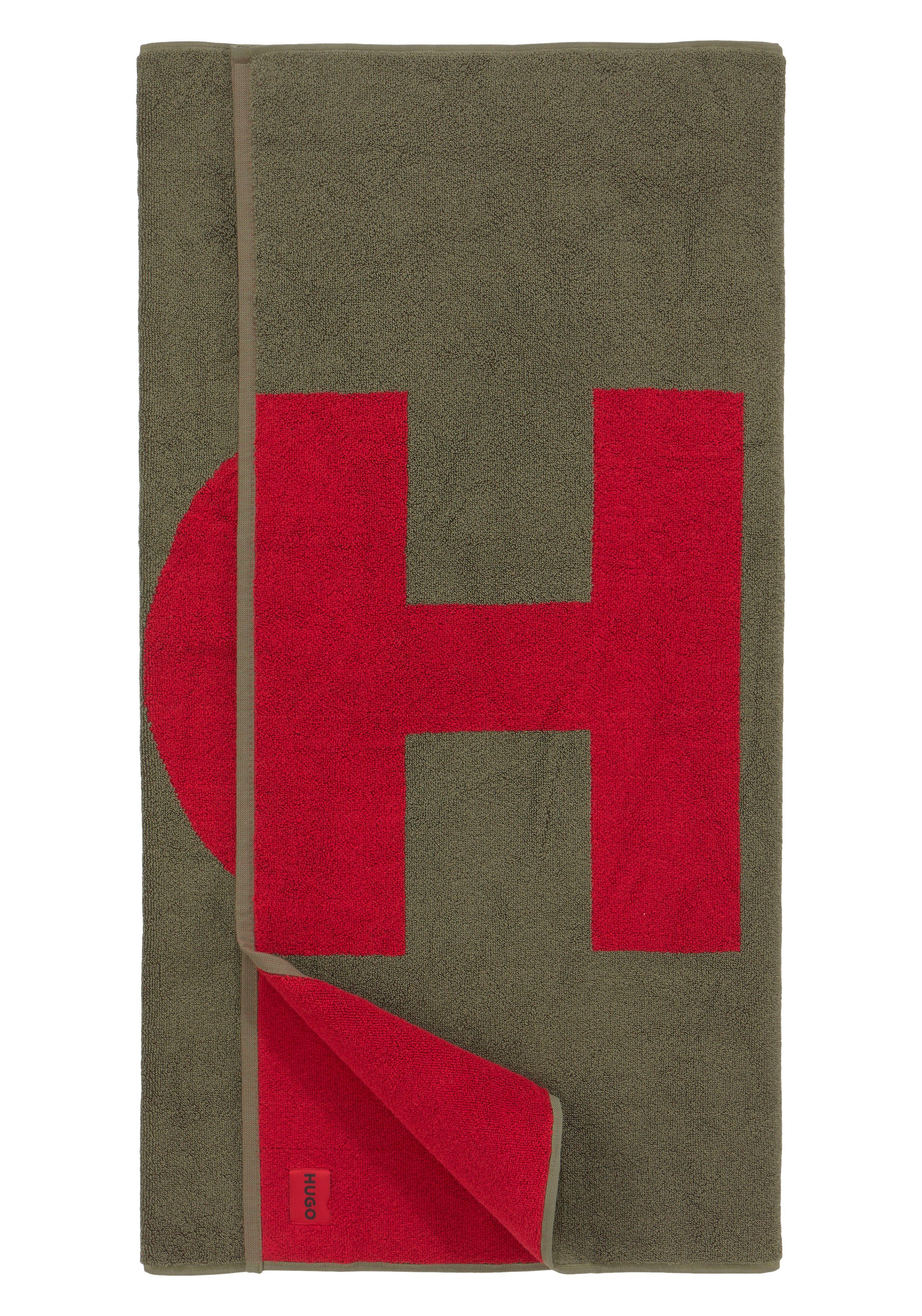 BOSS Strandtuch TowelCorporateLogo, Frottee (1-St), mit HUGO-Schriftzug