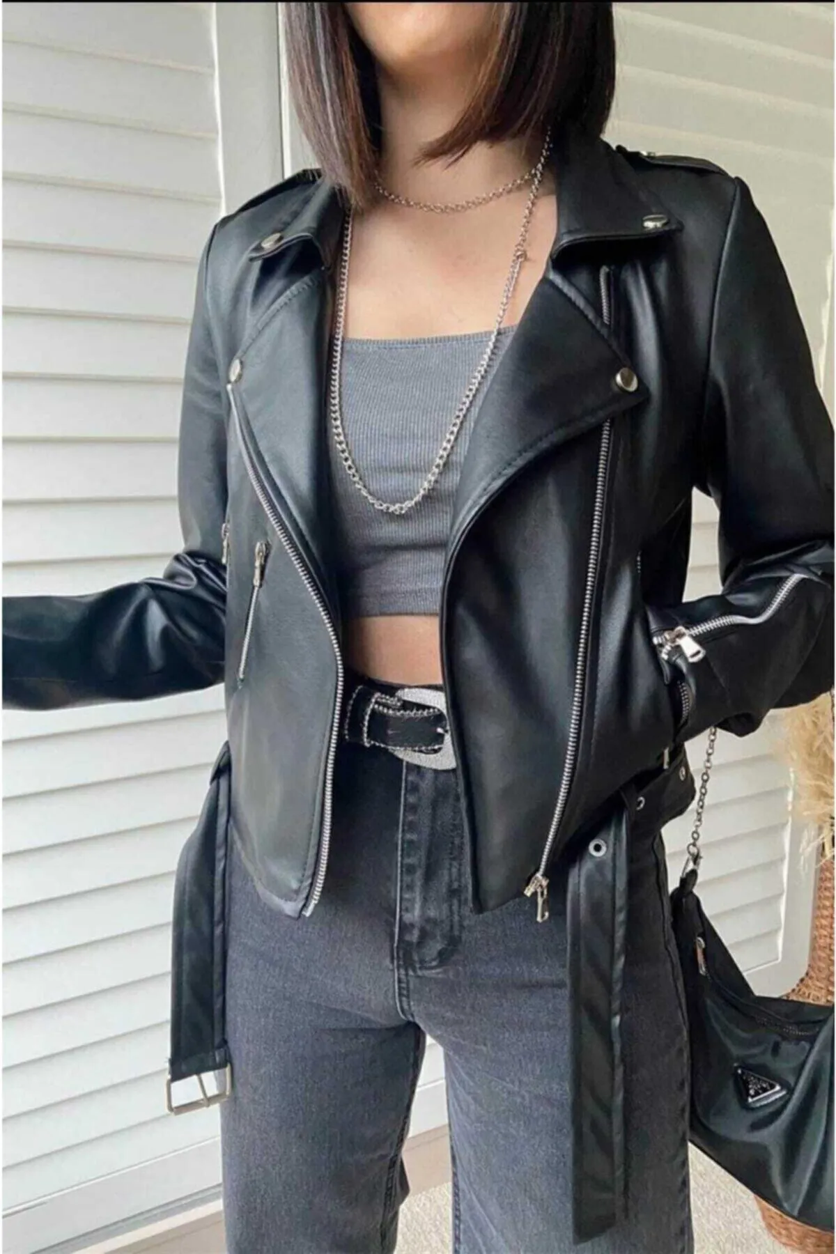 lodilife  Damen-Lederjacke