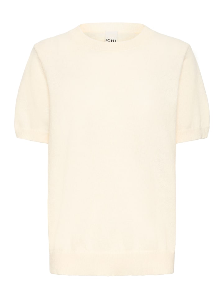 ICHI Rundhalsshirt in Natur günstig kaufen
