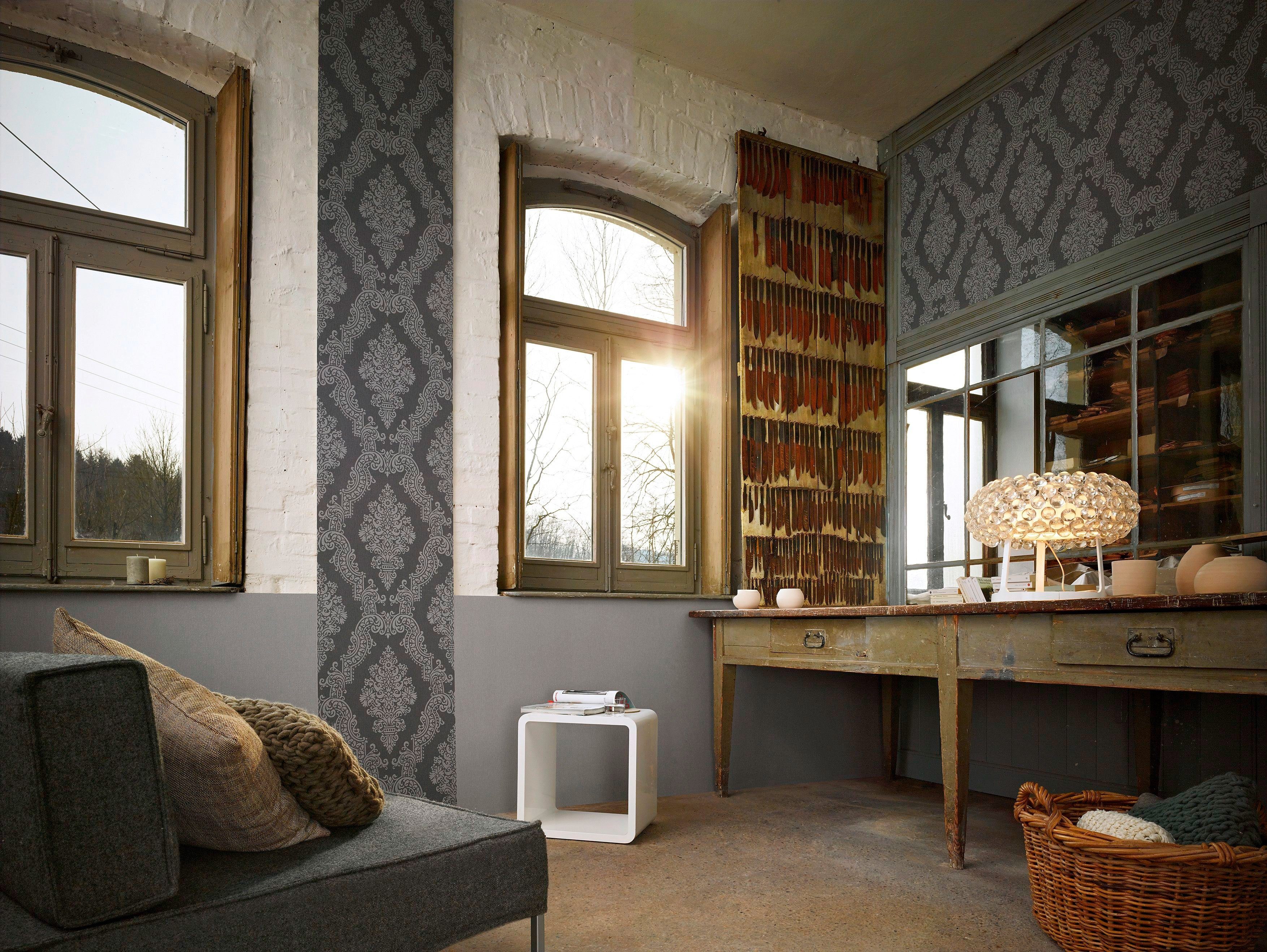 living walls Vliestapete Elegance, Barock, Barock Tapete Ornament