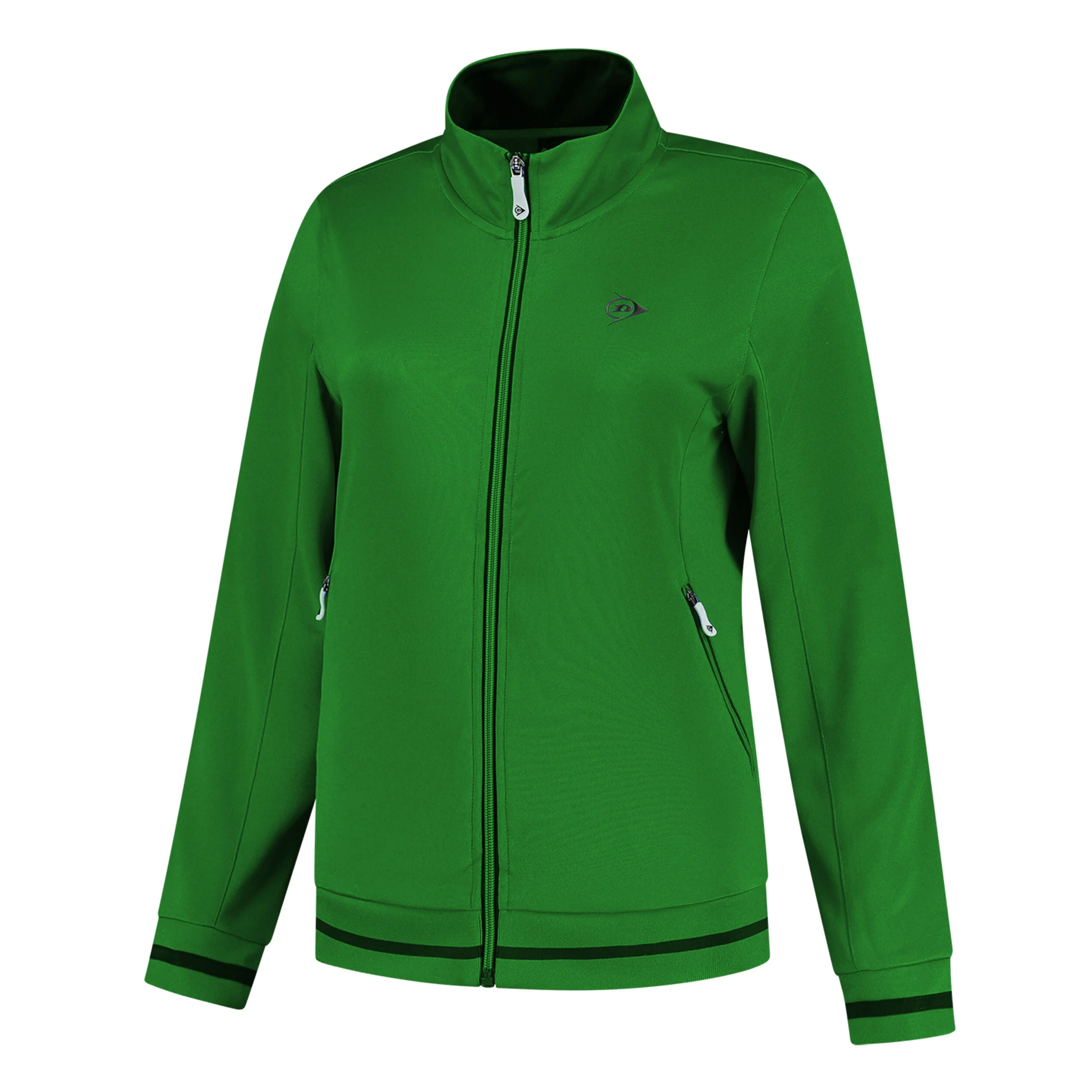 Knitted Trainingsjacke Damen - Grün