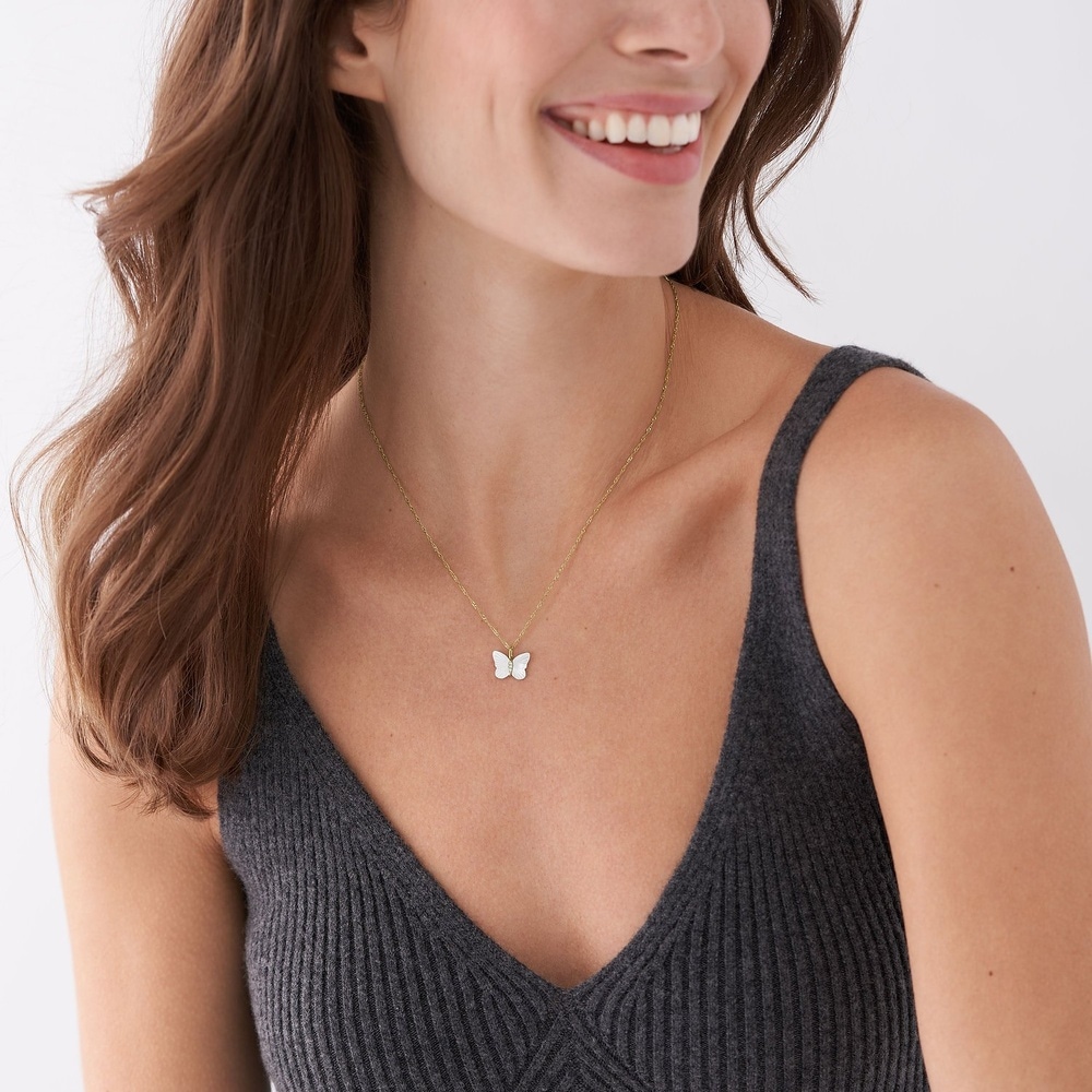 Fossil Chaînette Acier inoxydable collier
