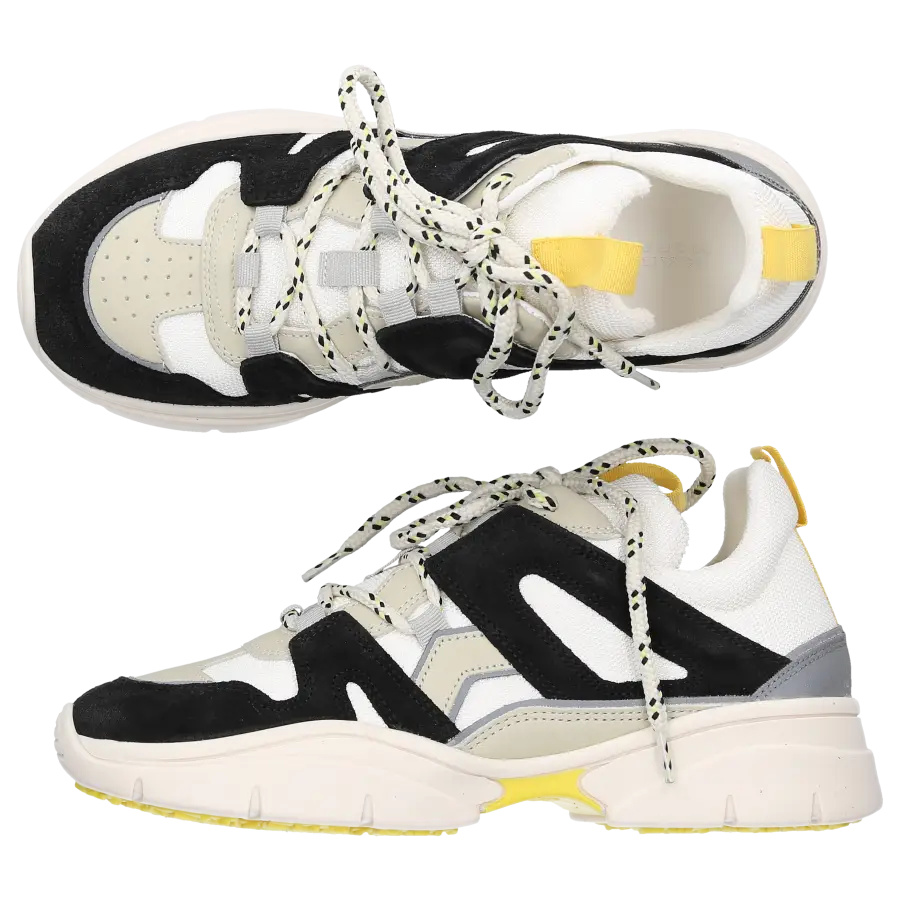 Isabel Marant - Sneaker low KINDSAY Materialmix - schwarz