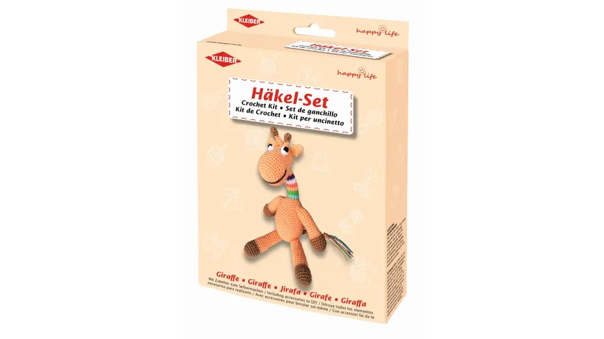 Kleiber Häkeltier Bastelset Giraffe