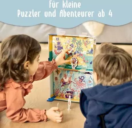 Kinderpuzzle ab 4 Jahren - Dschungelabenteuer - 24 Teile