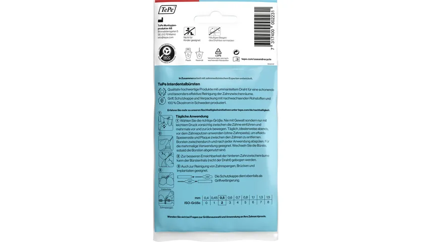 TePe Interdentalbürste 0,5mm Gr. 2