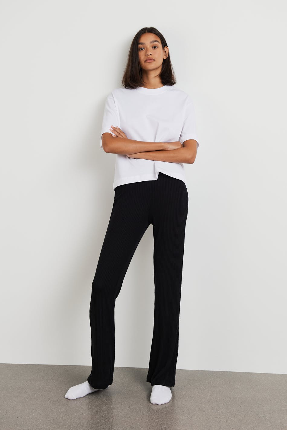 Stina rib trousers