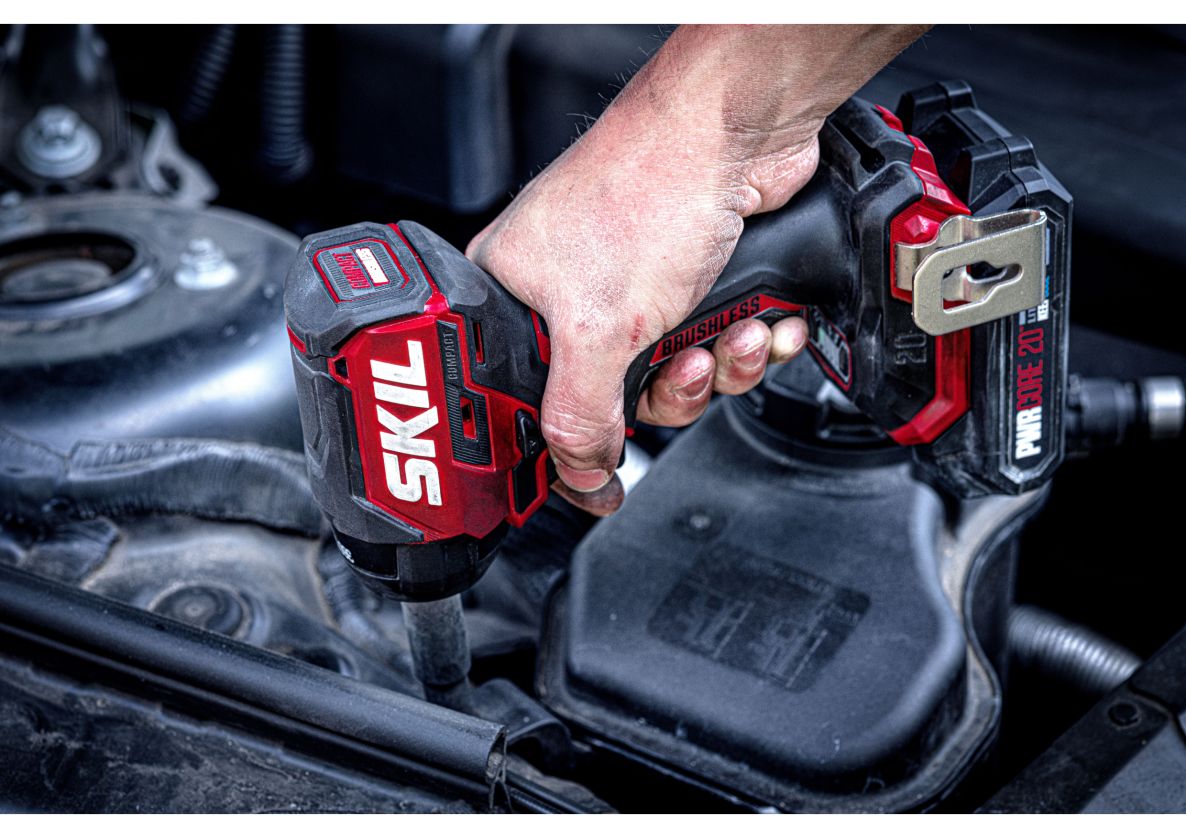 SKIL SD1E3265JA Slagmoersleutel 3/8â 20V Compact brushless 250Nm excl. accuâs en lader in koffer