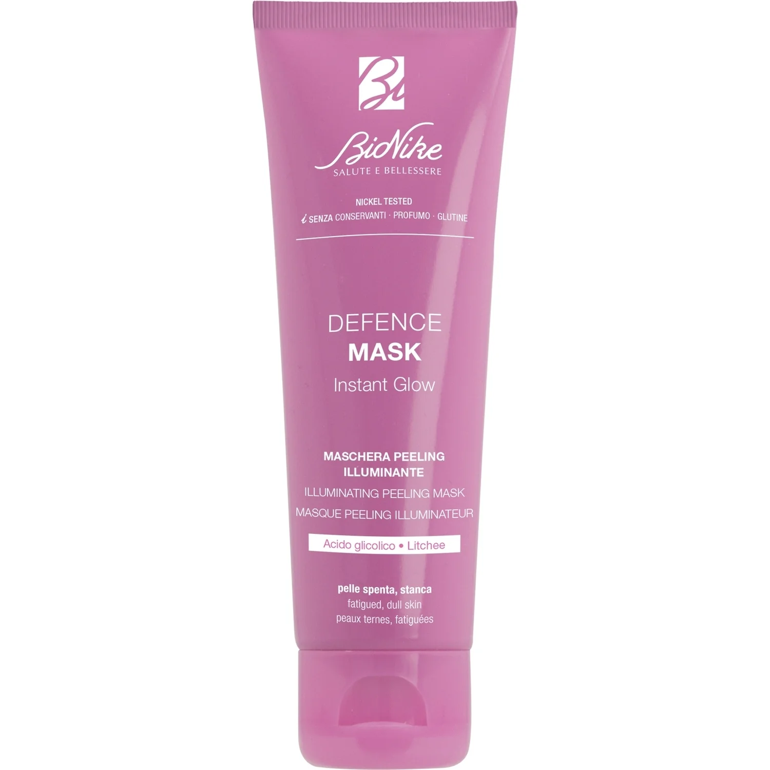 Defence Mask Instant Glow - Maschera Illuminante viso, Esfoliante viso