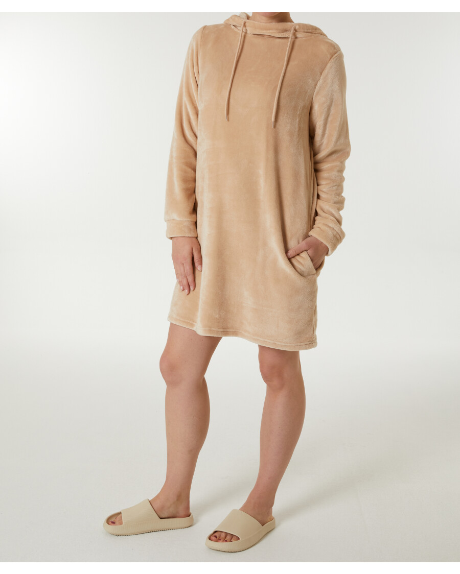 Fleecekleid mit Seitentaschen