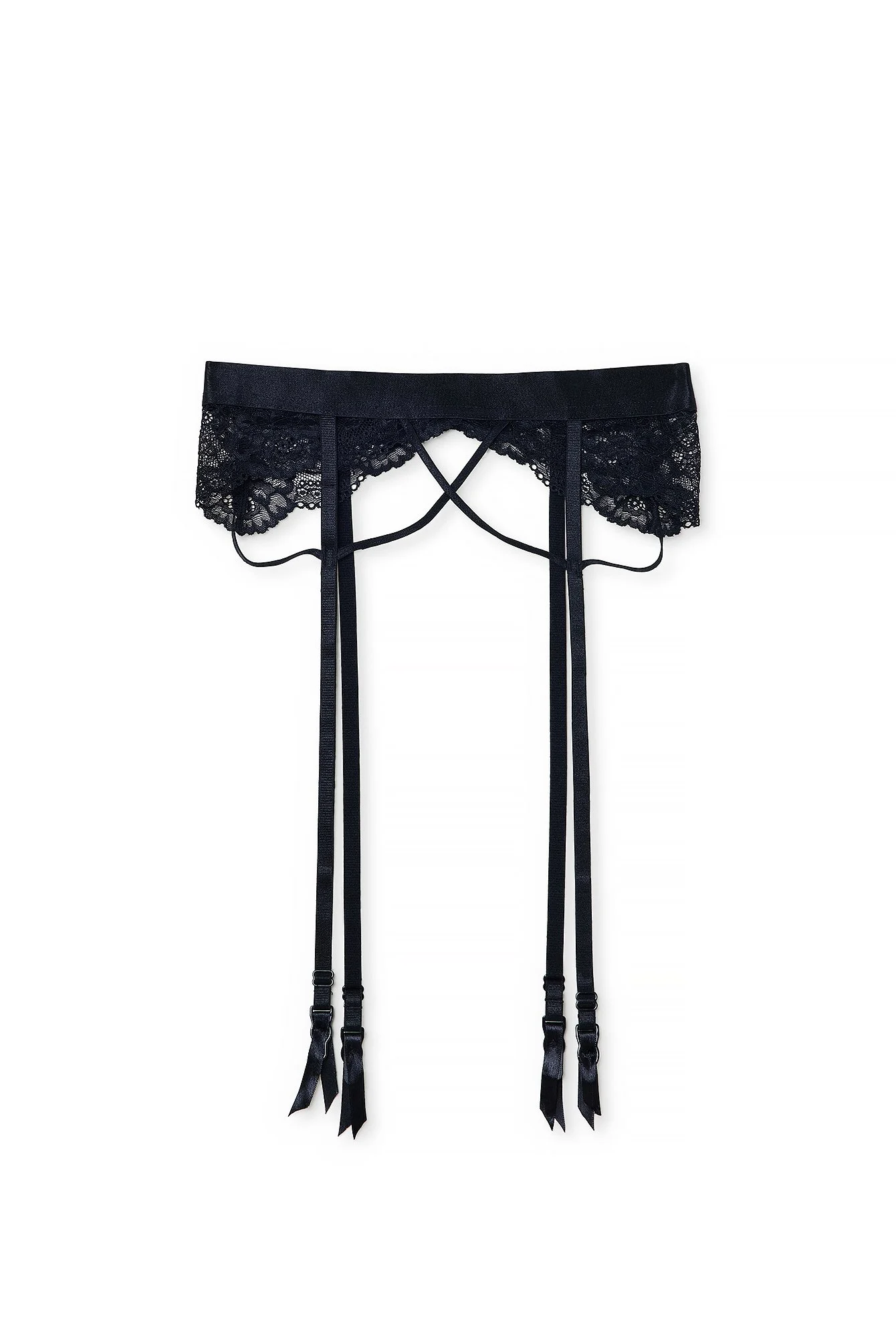 Strumpfhalter aus Spitze