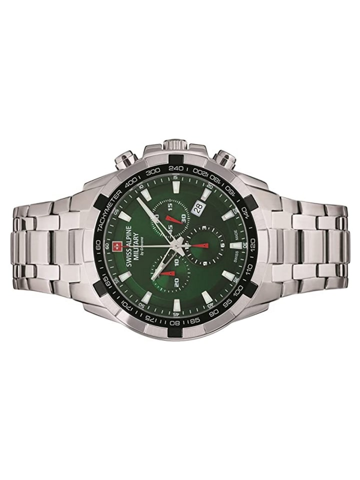 Swiss Military Quarzuhr 7043.9134SAM in Silber günstig kaufen onesize