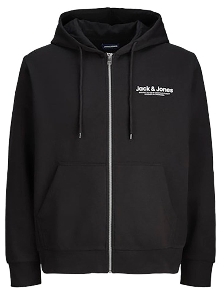 Jack & Jones Sweatjacke in Schwarz günstig kaufen