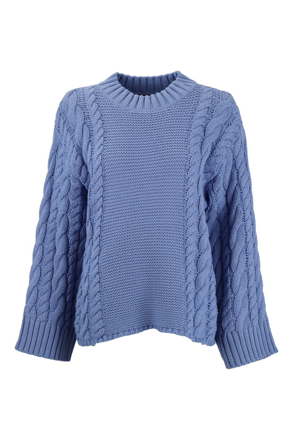 Chunky cable knit sweater