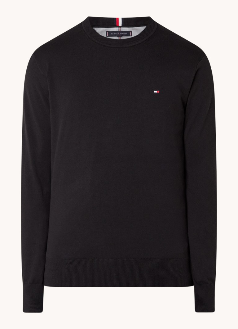 Tommy Hilfiger Fine-knit pullover in organic cotton blend