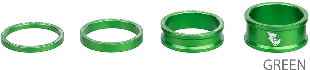 Wolf Tooth Components 3/5/10/15mm 4 Stk. Steuersatz Spacer kaufen | Bike-Discount