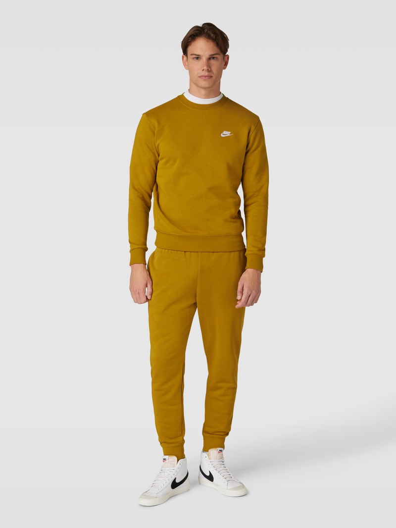 Sweatpants mit elastischem Bund in dunkelgelb