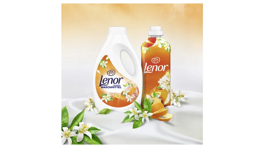 Lenor flüssiges universal Waschmittel Orangenblüte Pfirsich 1 l