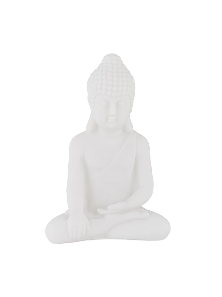 relaxdays Buddha-Figur in Weiß - (H)17 cm günstig kaufen onesize